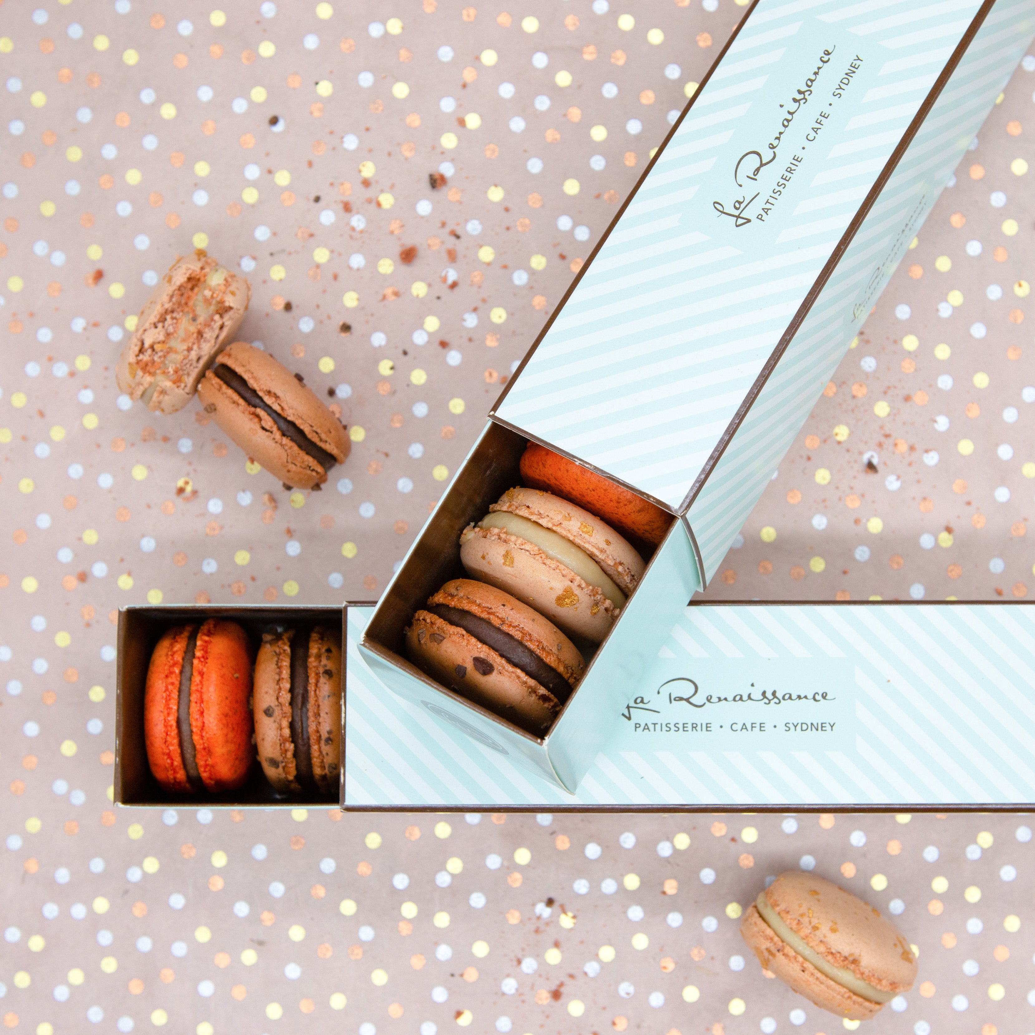La Renaissance 14 Assorted Macarons - $43